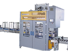 塑料桶自動裝箱機，機油防凍液20升大桶人工裝箱太累了！