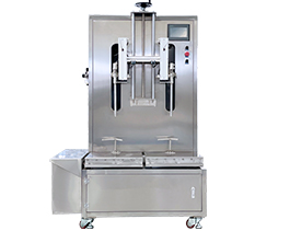 新上市雙頭稱重灌裝機運行視頻，工廠實拍！